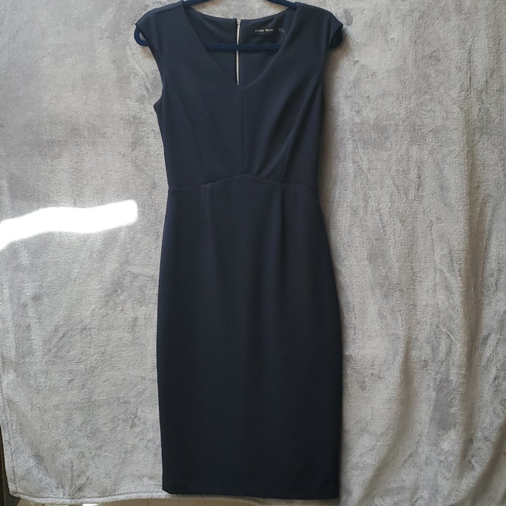 Ivanka Trump navy dress